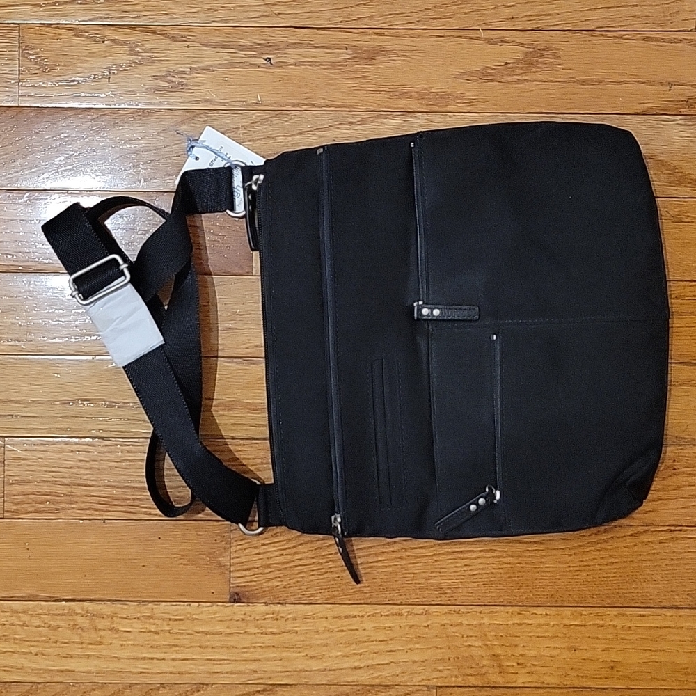 Highway Black Nylon Crossbody Bag